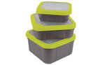 Matrix Bait Boxes - Grey/Lime