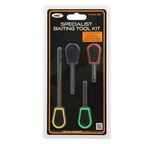 NGT 4pc Soft Grip Tool Set - PVA Long, PVA Short, Baiting Needle and Drill