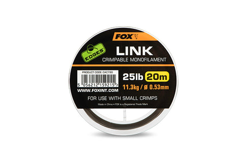 Fox EDGES™ Link Crimpable Trans Khaki Mono