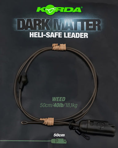 Korda Dark Matter Leader Heli safe 40lb 50cm