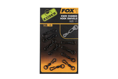 GIRATORIOS FOX EDGES KWIK CHANGE GANCHO tamaño 10 x 10 Ref-CAC701 