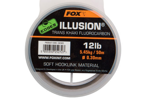 Fox EDGES™ Illusion® Soft - Caqui trans 12 lb/0,30 mm