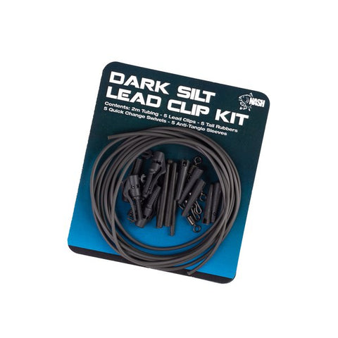 Nash Lead Clip Pack Dark Silt ref-T8413