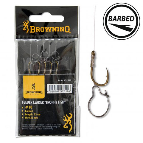 Browning Feeder Trophy Fish hook-to-nylon -Ref-4711012